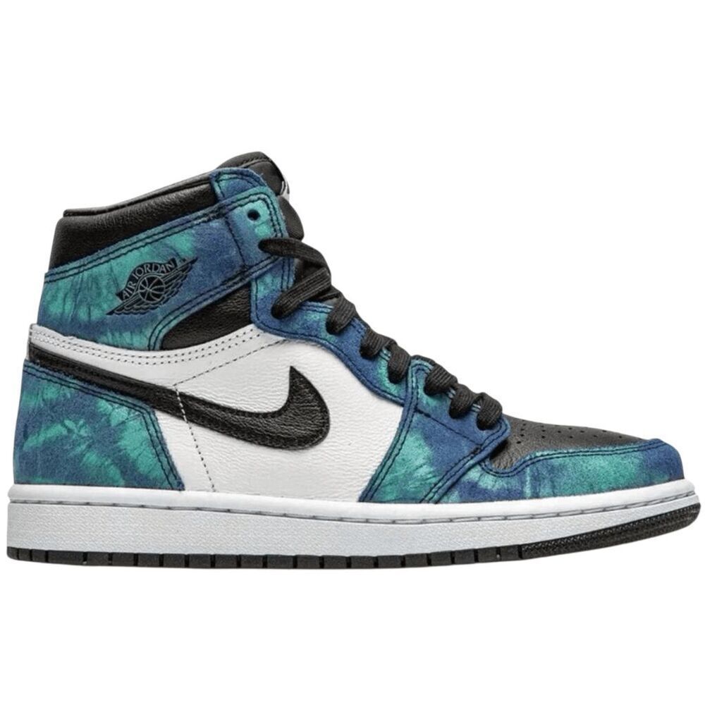 NIKE Air Jordan 1 Retro High 'Tie Dye' Sneakers Size 8